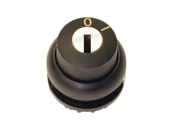 Eaton M22S-WRS Ovládací hlavice se zámkem, 2polohy, aretace, černý, MS1, 60st