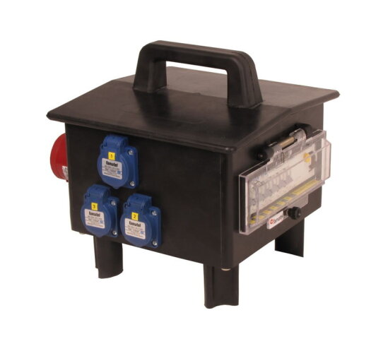 Zásuvková skříň RB40101000.1 /4102 RubberBOX IP44 jištěná s chráničem, přívodka