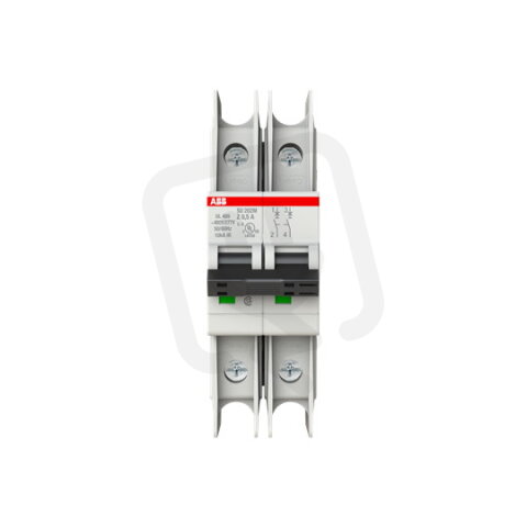 ABB SU202M-Z0,5 jistič char. Z 10kA 0,5A 2P  dle UL489 a CSA 22.2 No. 5