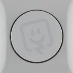 1 - 10 V otočný potenciometr s rámečkem Integro Flow šedá lesk BERKER 928912506