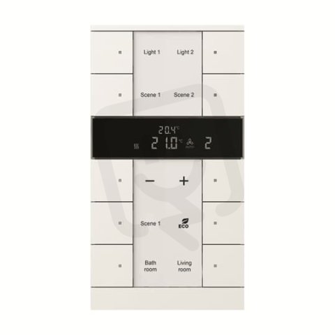 ABB KNX Tenton prvek ovládací 10nás s ovl. HVAC mechová bílá SBR/U10.0.1-884