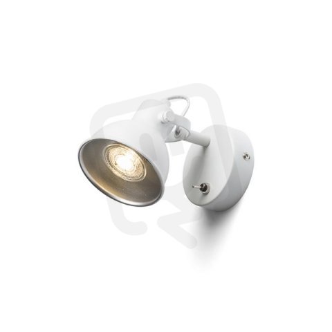 ROSITA I nástěnná bílá/stříbrnošedá 230V LED GU10 9W RENDL R12507