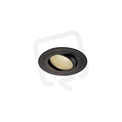Sada NEW TRIA LED DL ROUND černé matné 12 W 38° 3000K vč.ovladače SLV 114230