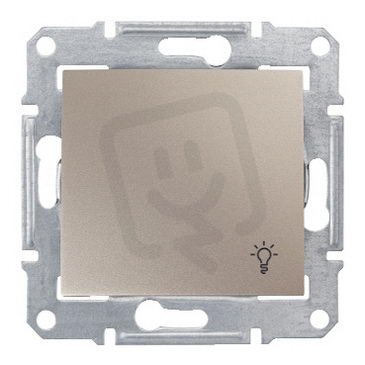 Sedna Ovládač tlačítkový IP44 ''světlo'', řazení 1/0, Titan SCHNEIDER SDN0900368