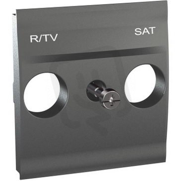Unica Centrální deska pro antenní zásuvku TV/R-SAT, Grafit SCHNEIDER MGU9.441.12