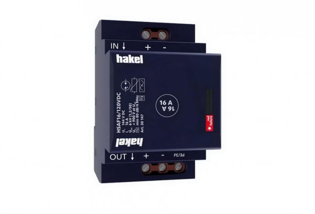 Dvoubranový svodič přepětí HSAF16/120VDC SPD typ 3 s VF filtrem DC HAKEL 30147
