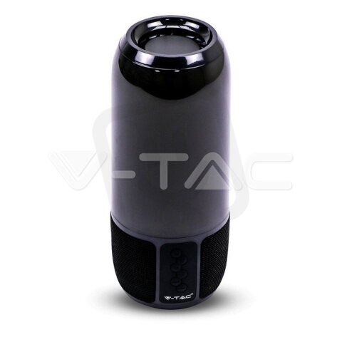 2*3W LED Bluetooth Speaker With USB&TF Card Slot Black , VT-7456 V-TAC SKU8570
