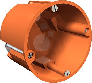 OBO HV 60 MW Přístrojová/propojovací krab. Dutá stěna 2K O68mm H61mm oranžová