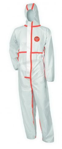 Jednoúčelová bílo-oranžová kombinéza vel. XL CIMCO 145028
