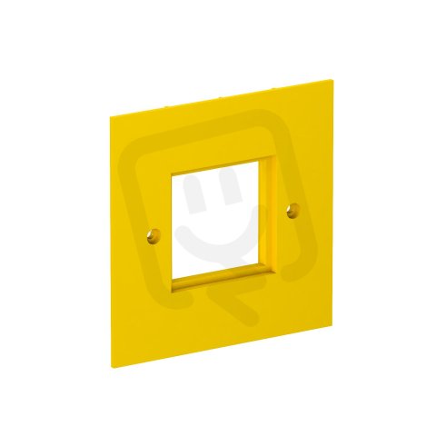 OBO VH-P4 Krycí deska, 1 násobný Modul 45, 95x95mm, řepkově žlutá Polyamid, PA