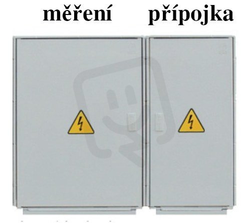 ES112+100/NVE8P elektroměr+pojistky 100A