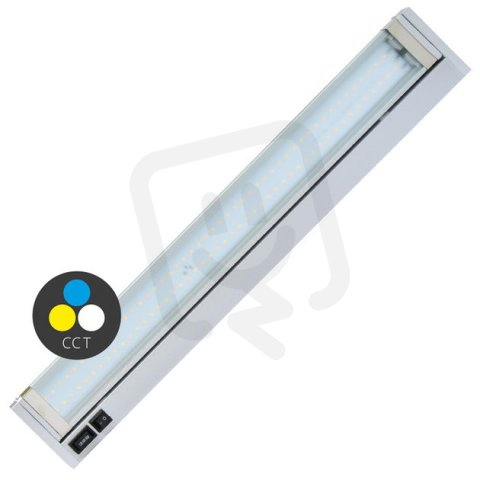 Kuchyňské SMD svítidlo ECOLITE GANYS SMD 5,5W,CCT,480lm,36cm,stříbrná