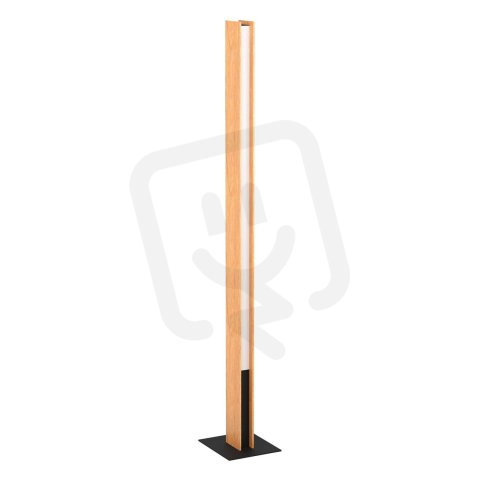 Stojací svítidlo ANCHORENA-Z LED-ZIG-RGB/CCT dřevo/černá 35W IP20 EGLO 900392