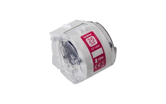 Papírová páska BROTHER CZ1004 (plnobarevná, bez inkoustová, šíře 25 mm), 5m