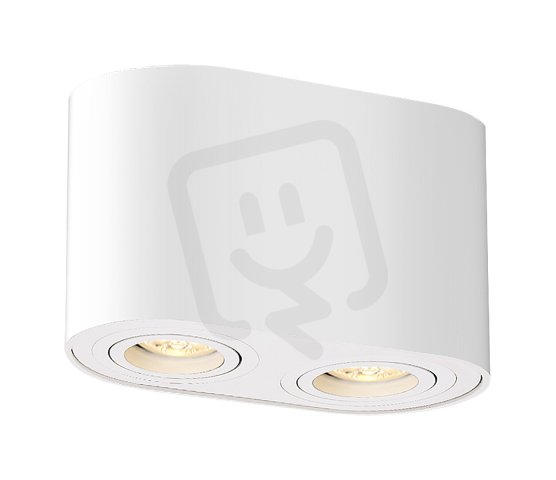 Kobald GU10 2xMAX 42W IP20 bílá RABALUX 2052