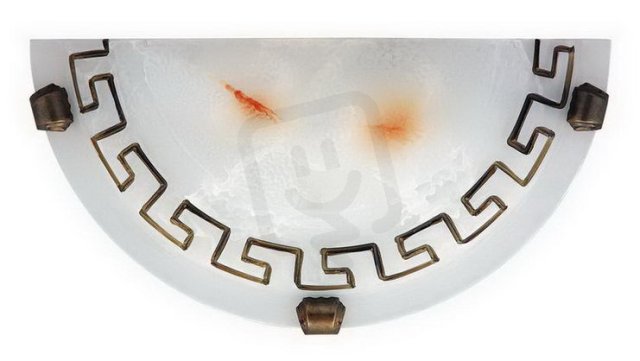 Etrusco E27 1x 60W IP20 rýžový kámen sklo/hnědá/bronz úchyt RABALUX 7647