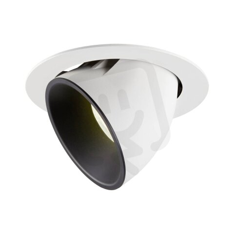 NUMINOS GIMBLE XL, zápustné stropní svítidlo bílé/černé 4000 K 55° SLV 1006080