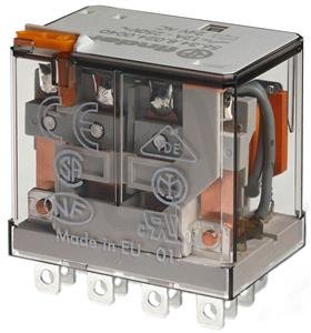 Výkonové relé, DIN, 4P/12A, 220V DC, MA, MI FINDER 56.34.9.220.0040