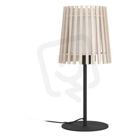 Stolní svítidlo FATTORIA E27 černá/hnědá/bílá 1X25W EGLO 900904