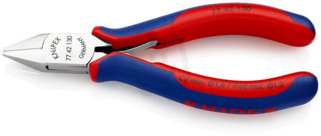 Boční štípací kleště pro elektroniku 130 mm KNIPEX 77 42 130