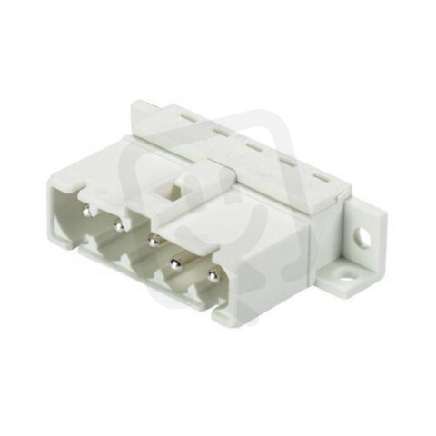 vidlice do plošného spoje, 5-pól, vertikální, gesis mini, bílý