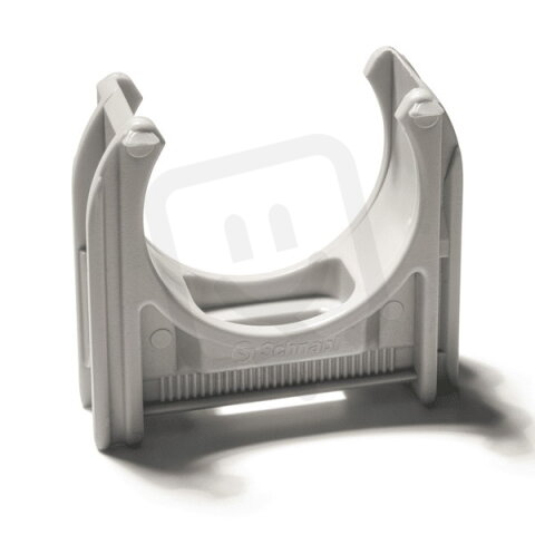 Příchytka pro trubky 24,8-26,8 mm, Euro-Clip, šedá SCHNABL EC 25 H0 GREY