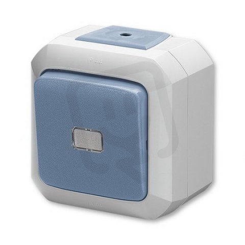 ABB Variant+ 3558N-C07511 M Přepínač křížový s čirým průzorem,řazení 7So,IP54