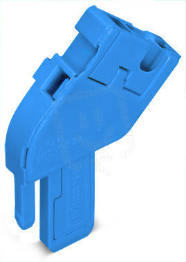 Modul pro 1vodičový konektor (zásuvku), úhlový, CAGE CLAMP, 4mm2, modrá