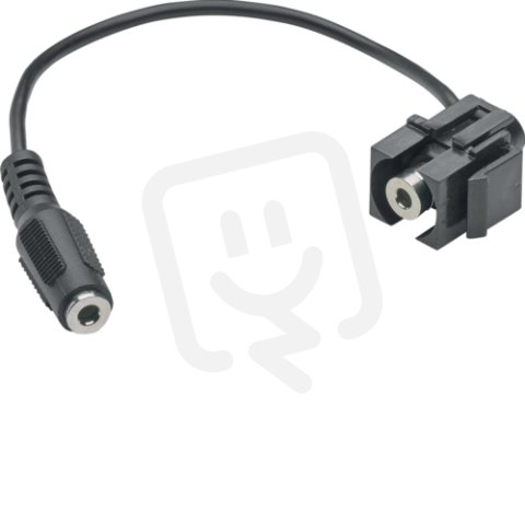 Keystone typ 10, stereo konektor Jack 3,5 mm 0,2 m pro montážní rám Keystone