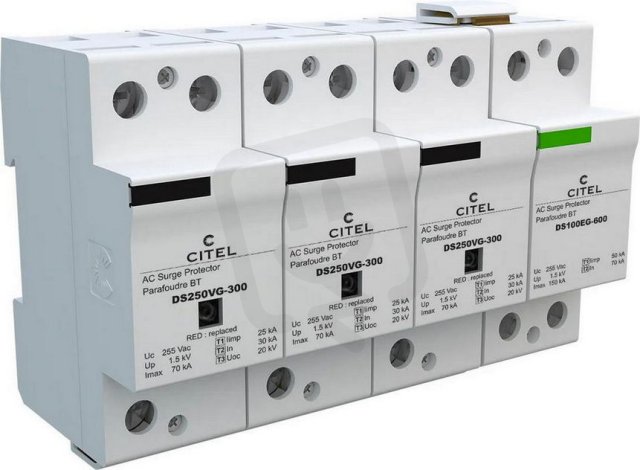 Přepěťová ochrana 1+2+3 DS 254 VG-300/G TNS,TT/řazení 3+1 CITEL 2756