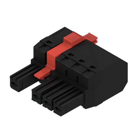 Zásuvný konektor DPS BVF 7.62HP/04/180MF4 SN BK BX LRP WEIDMÜLLER 2882570000