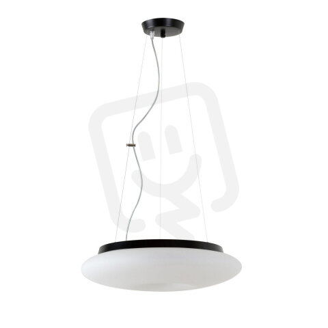Závěsné LED svítidlo se skleněným stínidlem SATURN L2 31W IP20 DALI 4K černá