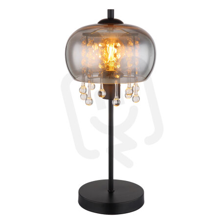 Stolní svítidlo CORRY černá 1xE27 LED, max. 9W 230V GLOBO 15839T