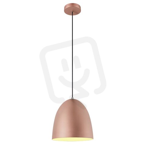 PRO CONE 30, závěsné svítidlo, délka závěsu 250cm, E27, 1x max. 60W, měděná/bílá