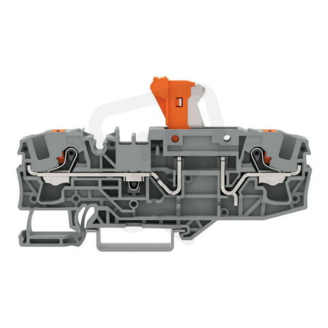 2vodičová rozpojovací svorka 6mm2 oranžová WAGO 2206-1672
