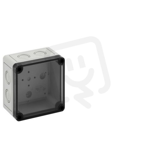 Prázdná skříň TK PS 1111-7-tm šedá IP66 IK07 110x110x66mm SPELSBERG 10600401
