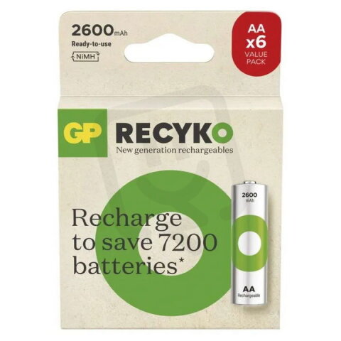 Nabíjecí baterie GP ReCyko 2600 AA (HR6) B25276