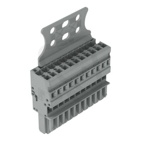 1vodičová pružinová svorkovnice, CAGE CLAMP, 4 mm2, Šedá WAGO 769-111/145-000