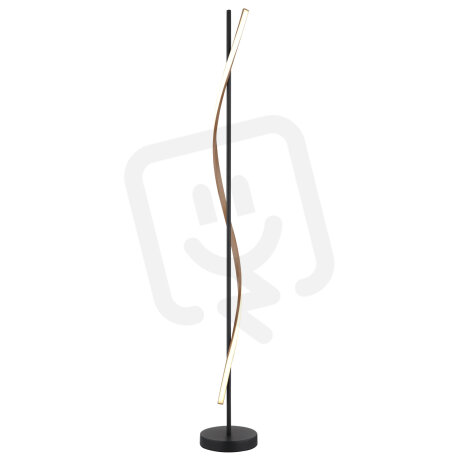 Stojací lampa WATKINS černá matná 30W 3000K GLOBO 67354S