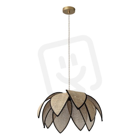 Decor Rattan Lotus Pendant 480 E27 Brown OSRAM 4058075847248