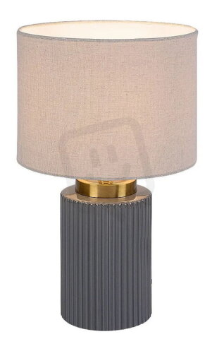 Stolní lampa GLOVY šedá E14 1x MAX 40W IP20 RABALUX 74045