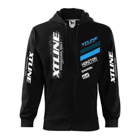 Pánská mikina XTLINE se zipem černá velikost XL XTLINE XTPMSZ05CE-XL