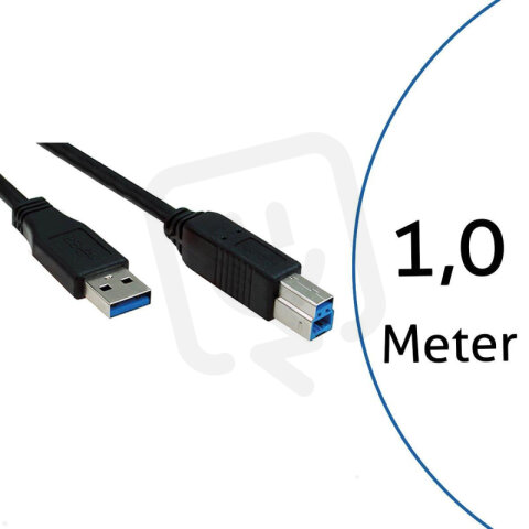 Bachman 917.1205 USB 3.0 cable A/B 1,0m