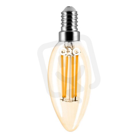 LED žárovka ORO AMBER E14 C35 4W WW LED-POL ORO33234