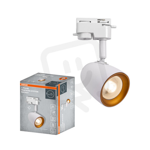 1-Phase Tracking Spot Rocket GU10 WHITE OSRAM 4099854599651