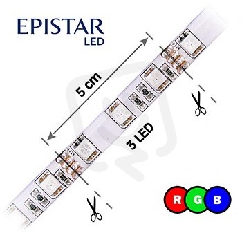 4730935-60 LED pásek 60LED/m,5050,IP65,RGB,12V