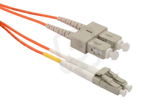 Patch kabel 50/125 LCupc/SCupc MM OM2 2m duplex SOLARIX 70232125