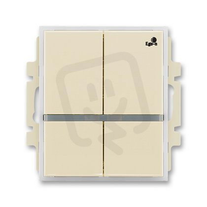 ABB Element,Ego-N 3271E-A48900 21 Snímač tlačítkový,dvojnásobný (Ego-n)