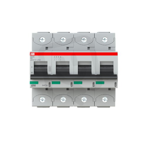 S804C-C63 jistič 4P char. C 63A s klecovou svorkou 25kA ABB 2CCS884001R0634