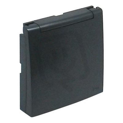 Kryt zásuvky (FrenchT.) sklopný, krytí IP44 90654 TIS šedá ELKO EP